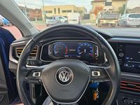 Usata VW Polo R-line 95 CV (69 kW) 2019 Blu/azzurro Utilitaria