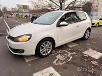 Usata VW Golf VI Highline 122 CV (89 kW) 2009 Bianco Utilitaria