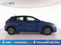 Usata VW Polo Life 95 CV (69 kW) 2023 Blu Berlina