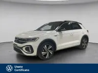 Usata VW T-Roc R-line 110 CV (80 kW) 2023 Bianco / pastello SUV
