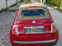 Usata Fiat 500C Pop 69 CV (50 kW) 2012 Rosso Cabrio