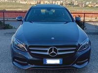 Usata Mercedes C220 Premium 170 CV (125 kW) 2015 Blu/azzurro Berlina