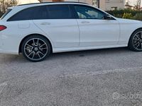 Usata Mercedes C220 Premium 194 CV (142 kW) 2019 Bianco Station wagon