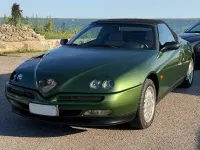 Usata Alfa Romeo Spider Lusso 150 CV (110 kW) 1995 Verde Cabrio