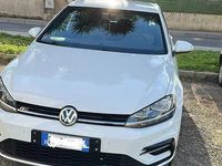 Usata VW Golf VII R-line 115 CV (84 kW) 2019 Bianco Utilitaria