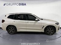 Usata BMW X3 M Sport 190 CV (139 kW) 2022 Bianco SUV