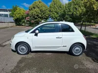 Usata Fiat 500 Lounge 69 CV (50 kW) 2009 Bianco Cabrio