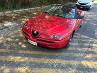 Usata Alfa Romeo Spider 150 CV (110 kW) 1995 Rosso Cabrio