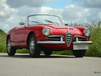 Usata Alfa Romeo Giulia 92 CV (67 kW) 1964 Rosso Cabrio