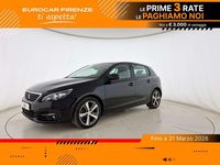 Usata Peugeot 308 Active 131 CV (96 kW) 2020 Nero Berlina