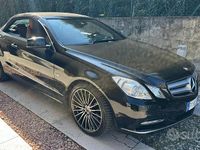 Usata Mercedes E350 Avantgarde 231 CV (169 kW) 2011 Nero ossidiana metallizzato Cabrio