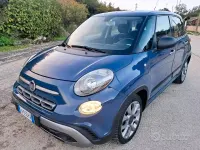 Begagnad Fiat 500L Cross 120 HK (88 kW) 2018 Blå Minibuss
