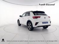 Usata VW T-Roc R-line Plus 116 CV (85 kW) 2025 Pure white nero SUV