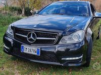 Usata Mercedes C220 Avantgarde 170 CV (125 kW) 2012 Nero Coupé