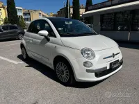 Usata Fiat 500 Lounge 75 CV (55 kW) 2009 Bianco Cabrio