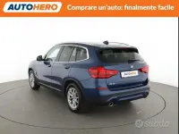 Begagnad BMW X3 Advantage 190 HK (139 kW) 2021 Blå SUV