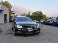 Usata Mercedes C180 Avantgarde 120 CV (88 kW) 2013 Nero Station wagon