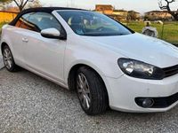 Usata VW Golf Cabriolet 105 CV (77 kW) 2012 Bianco Cabrio