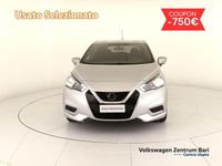 Usata Nissan Micra Acenta 101 CV (74 kW) 2020 Argento Berlina