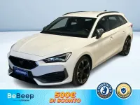 Usata Cupra Leon 150 CV (110 kW) 2024 Bianco pastello Berlina