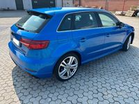 Usata Audi A3 Admired 150 CV (110 kW) 2019 Blu Berlina