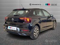 Usata VW Polo Life 95 CV (69 kW) 2023 Nero Utilitaria