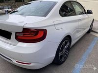 Usata BMW 218 Sport Line 150 CV (110 kW) 2017 Bianco Coupé
