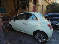 Usata Fiat 500 Lounge 105 CV (77 kW) 2014 Verde