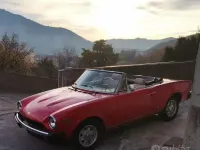 Usata Fiat 124 1970 Rosso Cabrio