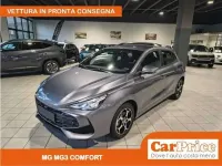Nuova MG MG3 Comfort 116 CV (85 kW) 2025 Vari colori Utilitaria