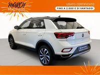 Usata VW T-Roc Style 110 CV (80 kW) 2023 Pure white nero SUV