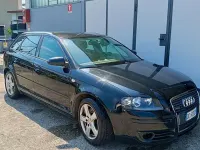 Usata Audi A3 Sportback Ambition 140 CV (102 kW) 2006 Nero Utilitaria