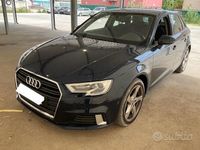 Usata Audi A3 Sport 184 CV (135 kW) 2020 Blu Berlina