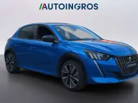 Usata Peugeot e-208 GT-line 56 kW (77 CV) 2020 Blu elettrico Utilitaria