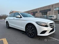 Usata Mercedes C220 Business 194 CV (142 kW) 2018 Bianco Station wagon