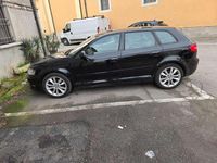 Usata Audi A3 Attraction 105 CV (77 kW) 2011 Nero Utilitaria