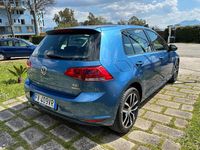 Usata VW Golf VII Highline 105 CV (77 kW) 2014 Blu Berlina