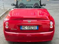 Usata Nissan Micra 88 CV (64 kW) 2007 Rosso Cabrio