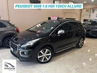 Usata Peugeot 3008 Allure 120 CV (88 kW) 2016 Nero Monovolume
