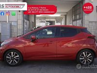 Begagnad Nissan Micra N-Connecta 90 HK (66 kW) 2018 Röd Halvkombi