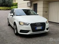 Usata Audi A3 Attraction 110 CV (80 kW) 2014 Bianco Berlina