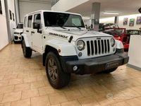 Usata Jeep Wrangler Unlimited 200 CV (147 kW) 2018 Bright white SUV