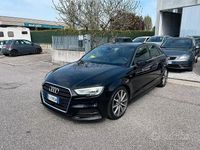 Usata Audi A3 S-Line 150 CV (110 kW) 2018 Nero Berlina