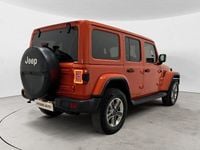 Begagnad Jeep Wrangler Sahara 200 HK (147 kW) 2020 Orange SUV