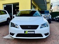 Usata Seat Leon Style 110 CV (80 kW) 2017 Bianco Berlina