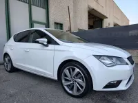 Usata Seat Leon 105 CV (77 kW) 2014 Bianco Berlina