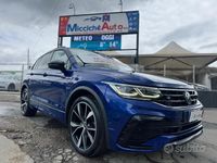 Usata VW Tiguan R-line 150 CV (110 kW) 2022 Blu SUV