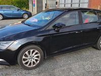 Usata Seat Leon 110 CV (80 kW) 2014 Nero Berlina