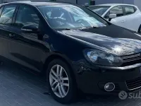 Usata VW Golf VI Highline 105 CV (77 kW) 2010 Nero Utilitaria