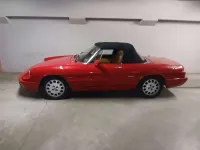 Usata Alfa Romeo Spider 122 CV (89 kW) 1990 Rosso Cabrio